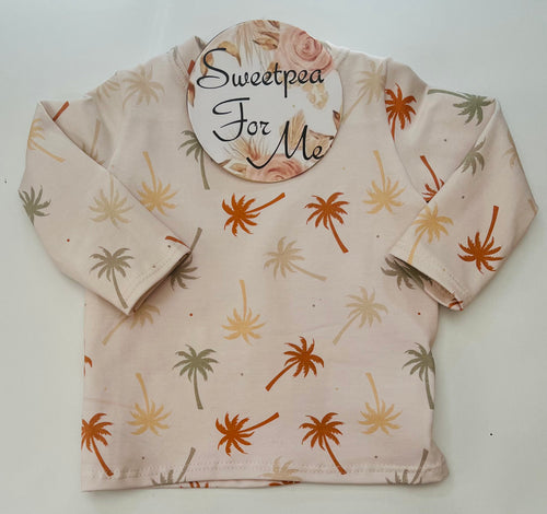 Palm Tree L/Sleeve T-Shirt