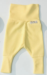 Pale Banana Waffle Pants