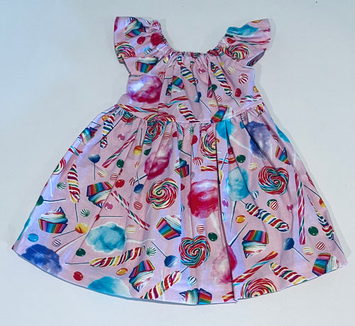 Candy land flutter dress