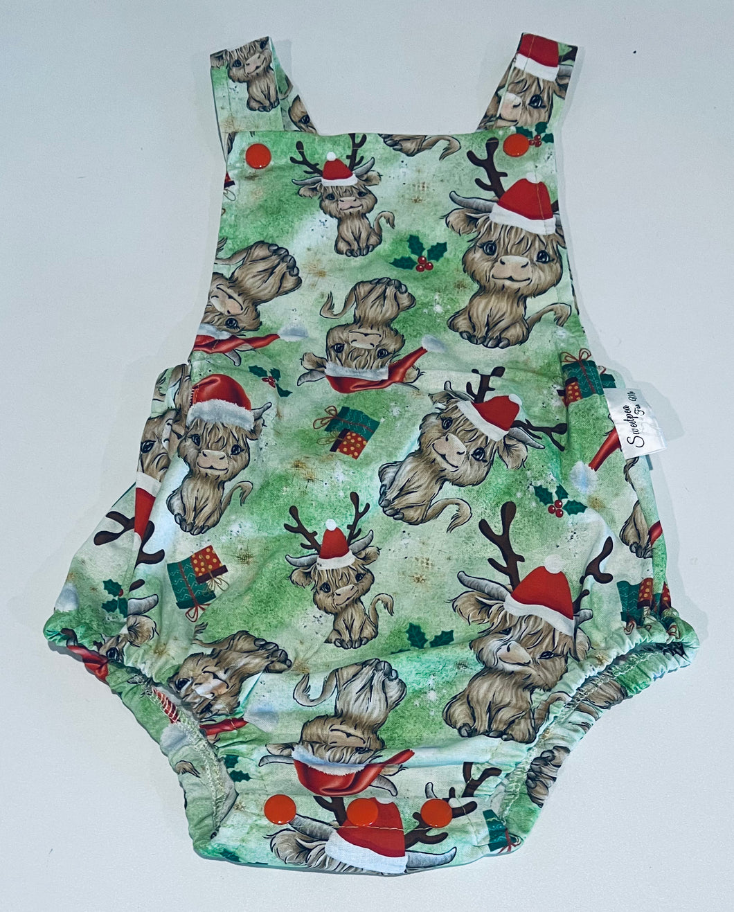 Highland Christmas romper