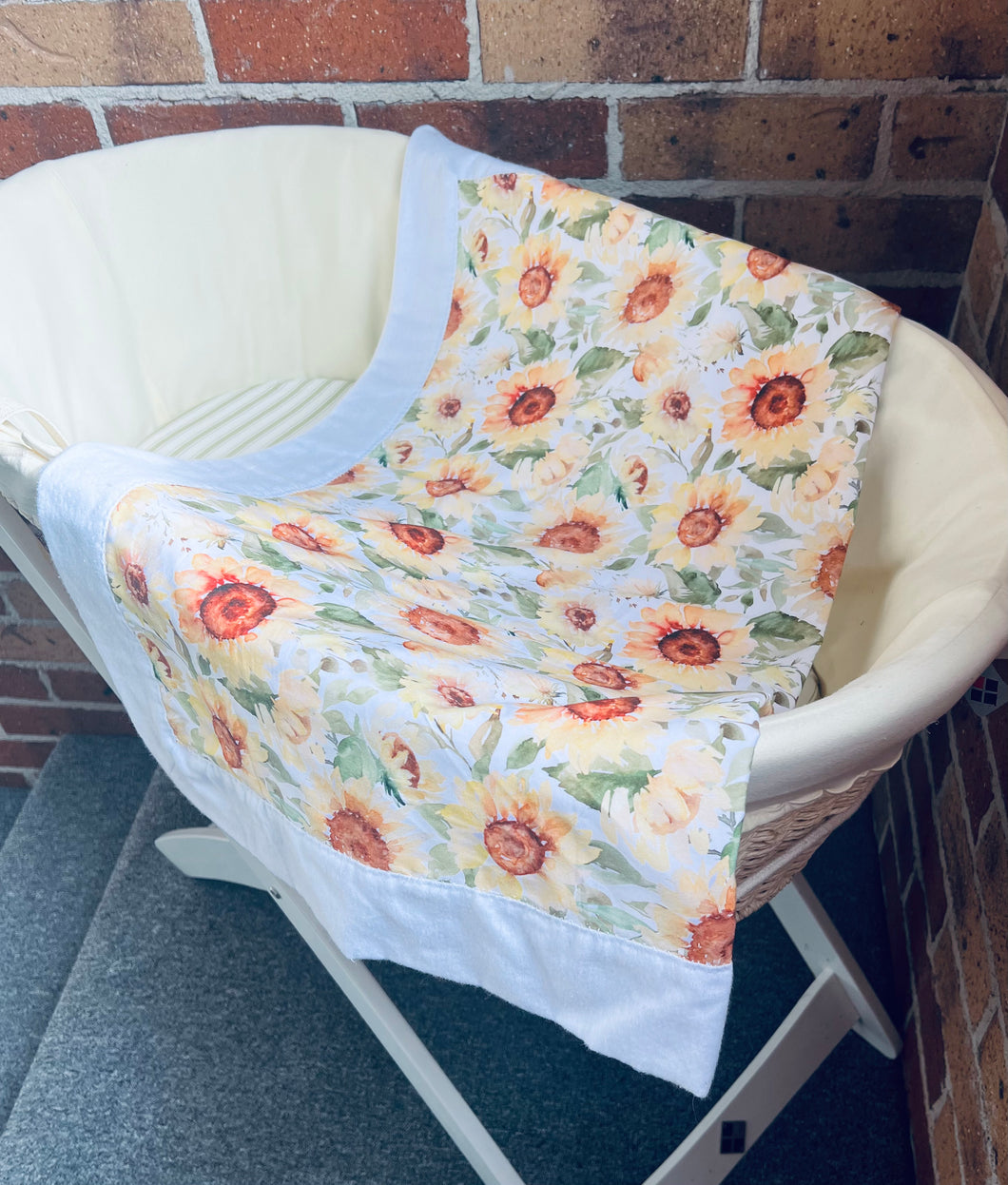 Baby Blanket Sunflowers