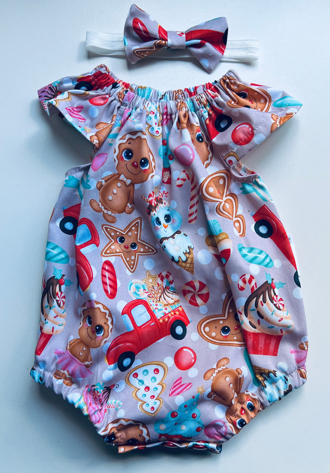 Gingerbread Romper