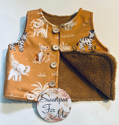 Safari Teddy Vest