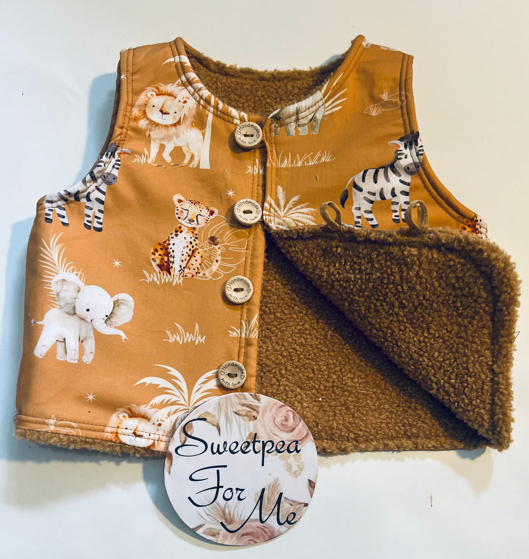 Safari Teddy Vest