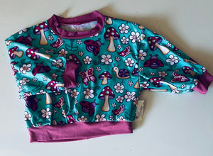 Mushroom and butterflies Jumper