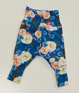 Blue Floral Pants